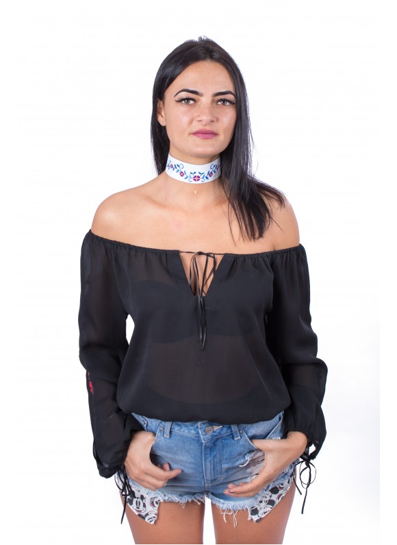 CHOKER DIN PIELE C116